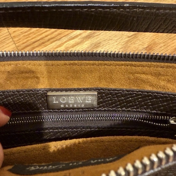 Loewe Women's Brown Leather Shoulder Bag Y2K - Picture 4 of 7